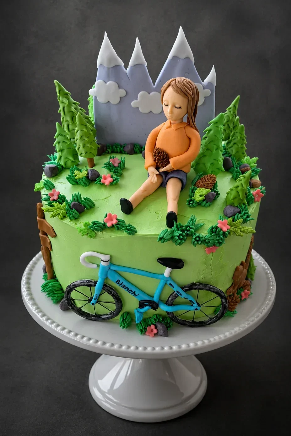 GEBURTSTAGSTORTEN fahrrad und wandertorte