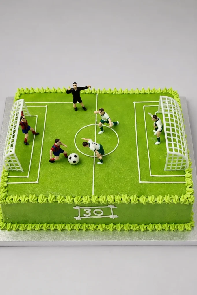 GEBURTSTAGSTORTEN fußballfeldtorte