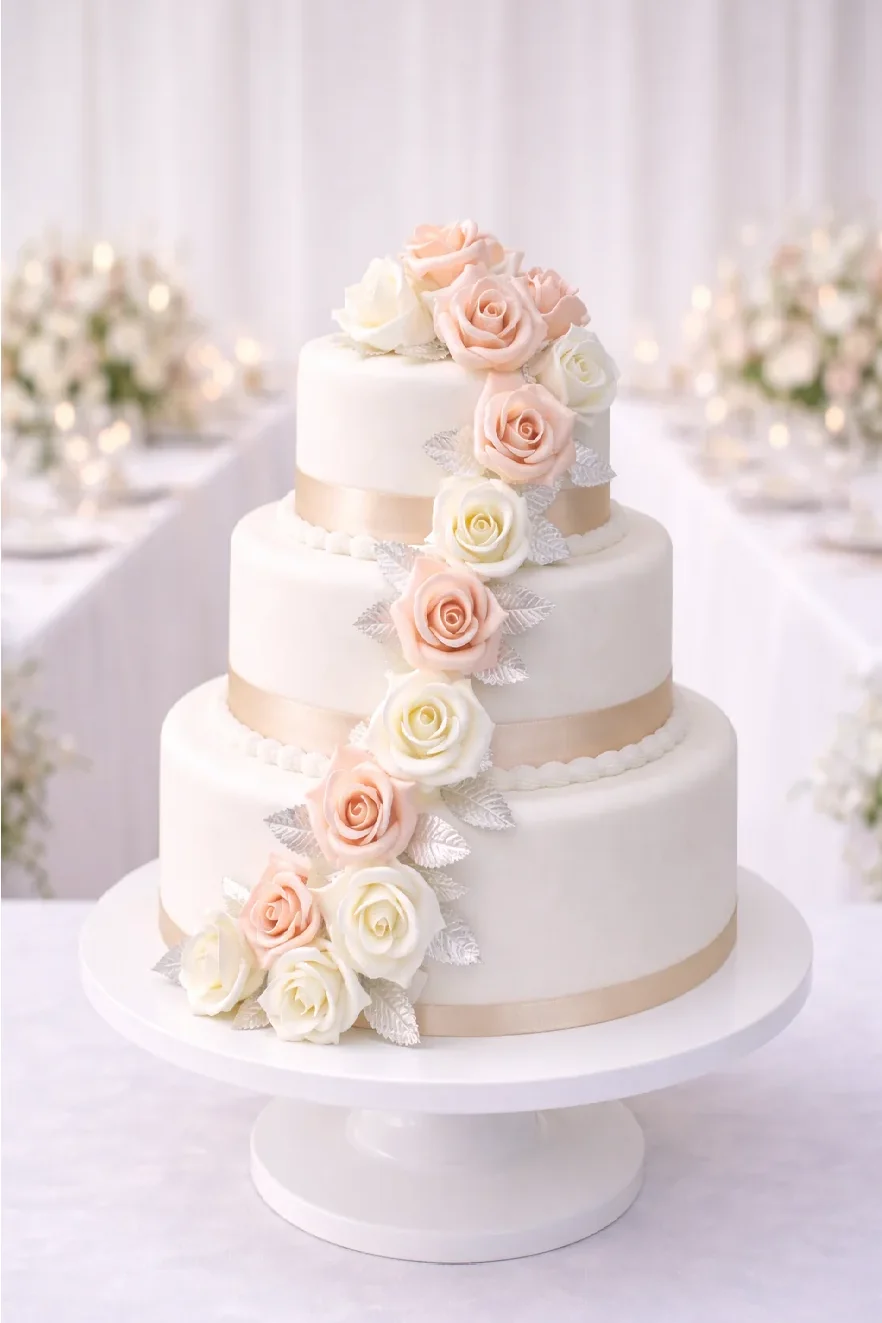 hochzeitstorte mit blumen2