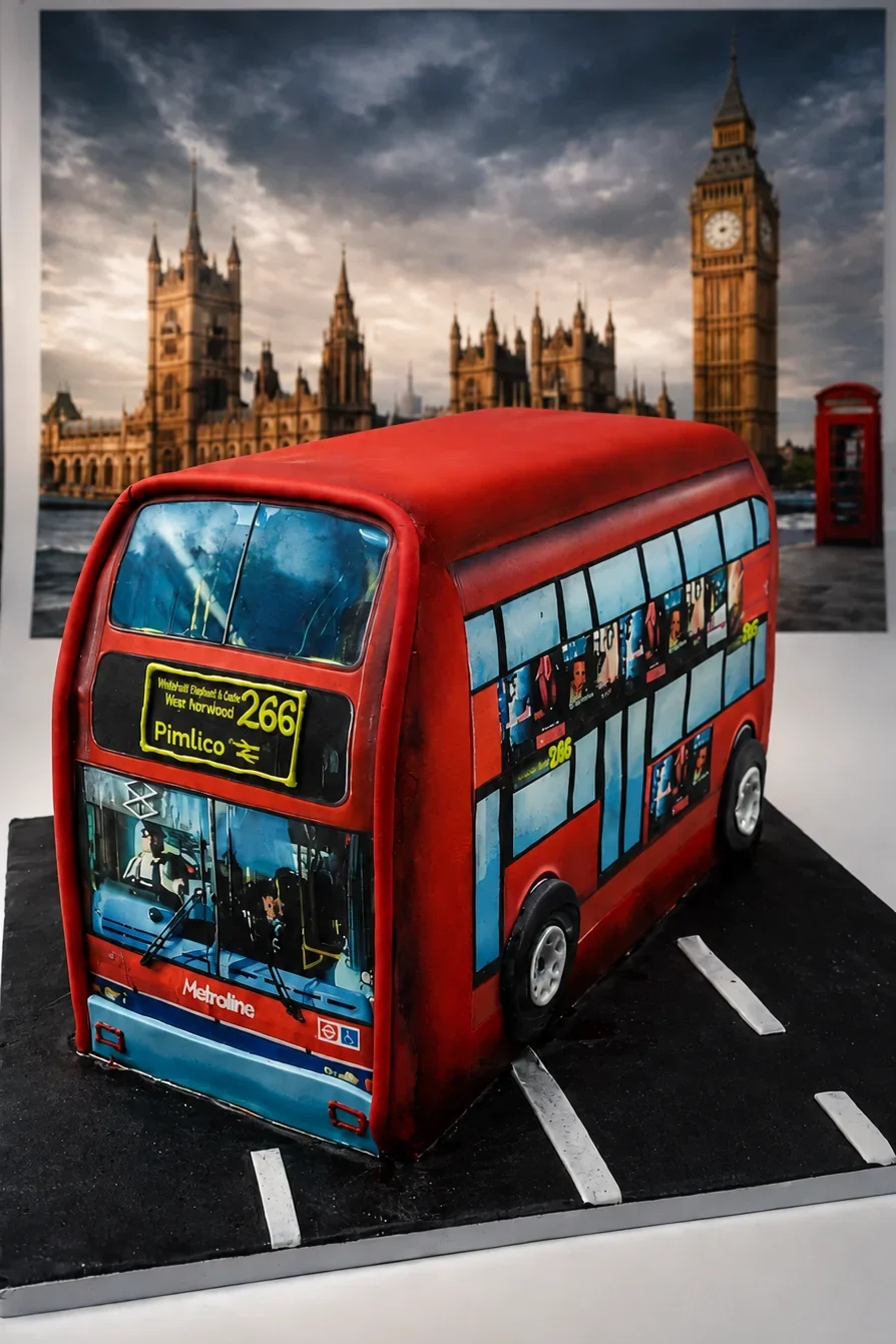 london bus torte