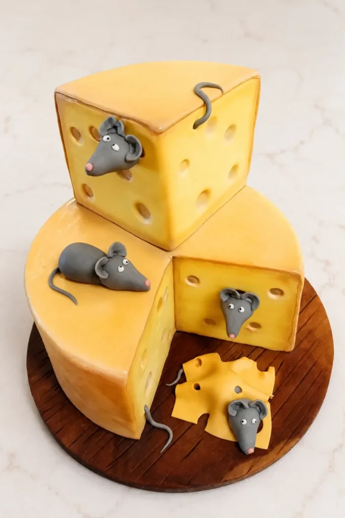 GEBURTSTAGSTORTEN mäuse käsetorte