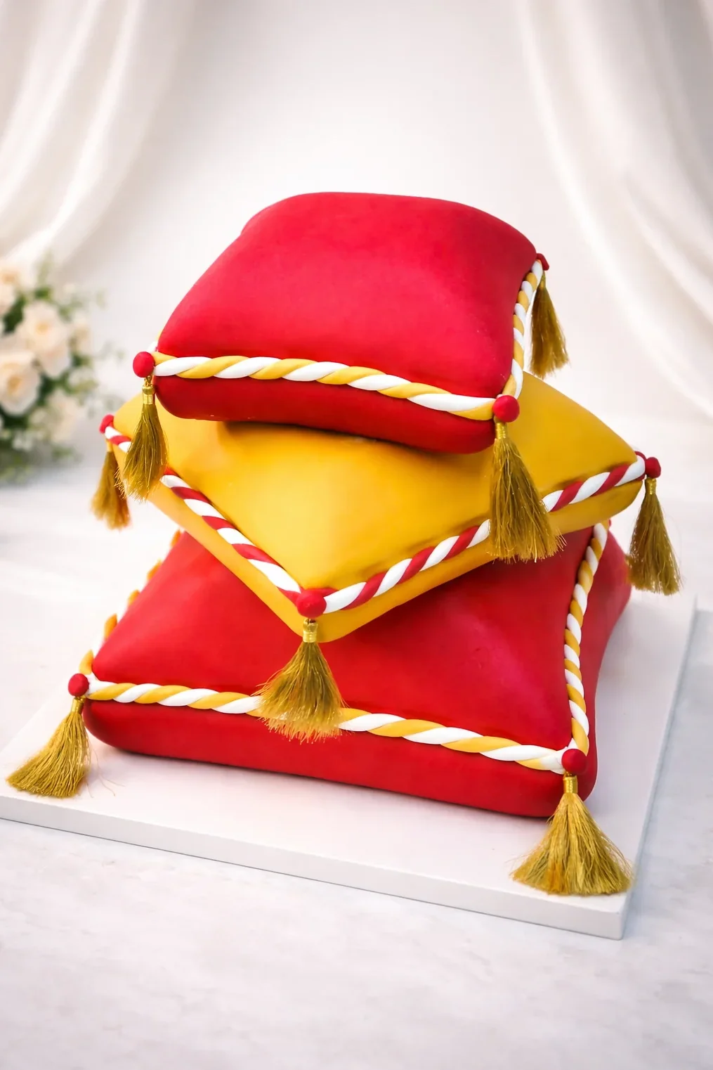 türkische kissen hochzeitstorte